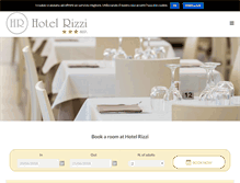 Tablet Screenshot of hotel-rizzi.it